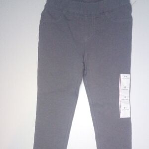 Cat & Jack Gray Leggings with Elastic Waistband